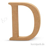 Großbuchstaben aus Holz, 13 cm 2 cm | D