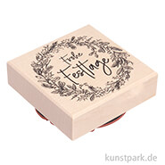Butterer Stempel - Frohe Festtage, 7 x 7 cm 