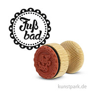 Butterer Stempel - Fußbad, rund 3 cm 