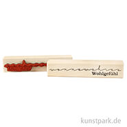 Butterer Stempel - Wohlgefühl, 2x10 cm 