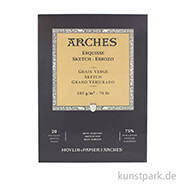 ARCHES SKETCHING, 20 Blatt, 105g 23 x 31 cm
