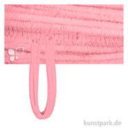 Chenilledraht Pfeifenputzer, Länge 50 cm, Stärke 9 mm, 10 Stück Farbe | Rose