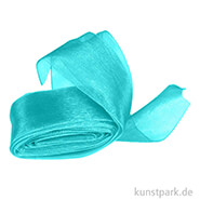 Chiffonband 40 mm Breite, 5 m Länge Einzelfarbe | Türkis