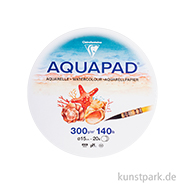 Clairefontaine Aquapad Aquarellpapier, Rund, 15 cm, 20 Blatt, 300g 