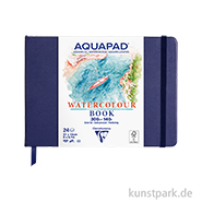 Clairefontaine Aquapad Watercolour Sketchbook, 24 Blatt, 300g 21 x 14 cm