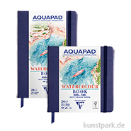 Clairefontaine Aquapad Watercolour Sketchbook, 24 Blatt, 300g 
