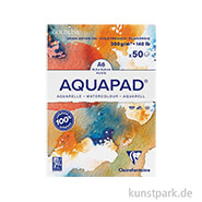 Clairefontaine - Goldline Aquapad Aquarellblock, 300g DIN A6 - 50 Blatt