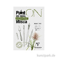 Clairefontaine Paint'ON MISCA Mixed Media Block, 250g, 15 Blatt DIN A5