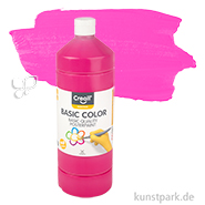 Creall BASIC Gouachefarben 1000 ml Einzelfarbe | 08 Cyclamen