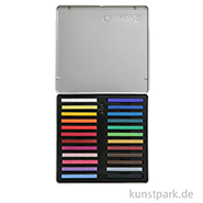 Cretacolor Pastel Carre - 24er Pastell-Set im Metalletui 