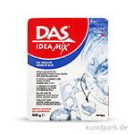 DAS Idea Mix - Modellierwachs für Marmor-Optik, 100 g Blau