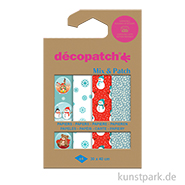 DECOPATCH Papiere - Mix & Patch, Frostiges Weihnachtsfest 