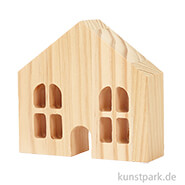 Deko Holzhaus, 110 x 100 x 30 mm 