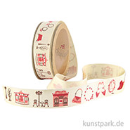 Dekoband - Schuhe, Spiegel und Hut, 20 mm x 5 m 