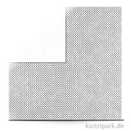 Double Dot - Scrapbookingpapier, 190 g 30,5 x 30,5 cm | Weiß