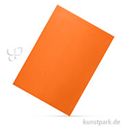 E-Wellpappe, doppelseitig gefärbt 50 x 70 cm | Orange