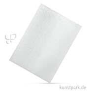 E-Wellpappe, doppelseitig gefärbt 50 x 70 cm | Weiß