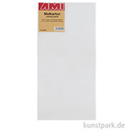 Eckiger Malkarton mit Maltuch bespannt 15 x 30 cm