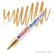 edding 5100 Acrylmarker Medium, 2-3 mm Stift | Reichgold
