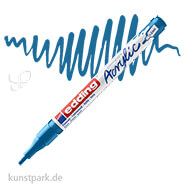 edding 5300 Acrylmarker Fein, 1-2 mm Stift | Enzianblau