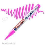 edding 5300 Acrylmarker Fein, 1-2 mm Stift | Neonpink