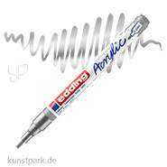 edding 5300 Acrylmarker Fein, 1-2 mm Stift | Silber