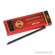 Koh-I-Noor Ersatzminen SILKY BLACK, 5,6 mm, 6 Stück Weich