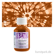 ES Batikfarbe zum Färben und Batiken, 100 ml Einzelfarbe | Braun