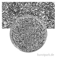 Eulenspiegel Holographischer Glitzer 6 g Dose | Silber-Juwel mittel
