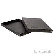 Falken Aufbewahrungsbox - PureBox Schwarz, 40 mm DIN A3