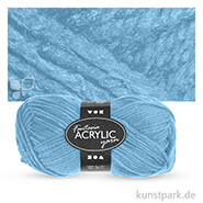 Fantasia Wolle aus 100 % Polyacryl - 50 g 80 m | Hellblau