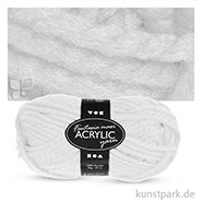 Fantasia Wolle Maxi aus 100 % Polyacryl - 50 g 35 m | Weiß