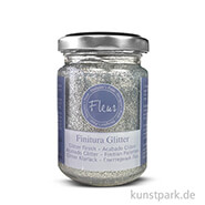 FLEUR Chalky Look Glitter Finish, 130 ml Glitter Silver Glam