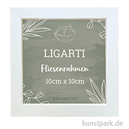 Fliesenrahmen - Weiß, 10 x 10 cm 