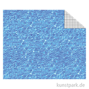 Fotokarton Modellbau - DIN A4 Blatt | Wasser