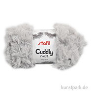 Garn - Cuddly Twist, 30g Garn | Hellgrau