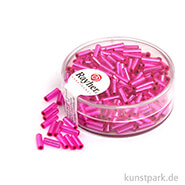 Glasstifte mit Silbereinzug - 7x2 mm - 15 g Dose | Pink - Nicht Waschbar