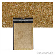 Glitter Transferfolie zum Aufbügeln DIN A5 14,8 x 21 cm | Gold