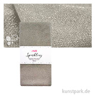 Glitzerstoff Zuschnitt - 50 x 65 cm Farbe | Beige