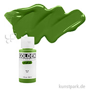GOLDEN Fluid Acrylics, Flüssige Acrylfarben 30 ml | 2060 Chromium Oxide Green