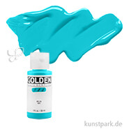GOLDEN Fluid Acrylics, Flüssige Acrylfarben 30 ml | 2145 Cobalt Teal