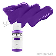 GOLDEN Fluid Acrylics, Flüssige Acrylfarben 30 ml | 2150 Dioxazine Purple