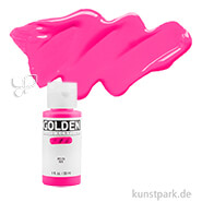 GOLDEN Fluid Acrylics, Flüssige Acrylfarben 30 ml | 2494 Fluorescent Magenta