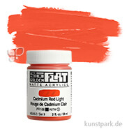 GOLDEN SoFlat - Matte Acrylfarbe 59 ml | Cadmium Red Light