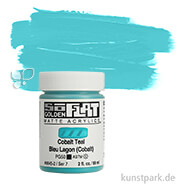 GOLDEN SoFlat - Matte Acrylfarbe 59 ml | Cobalt Teal