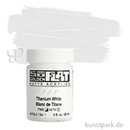 GOLDEN SoFlat - Matte Acrylfarbe 59 ml | Titanium White