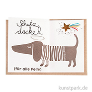 Good old friends - Dackelkarte, Schutzdackel 