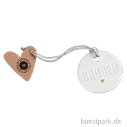 Good old friends - Familientaler, Geschenkanhänger, Bruder 