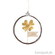 Good old friends - Goldklee Ornament, Zum Geburtstag 