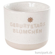 Good old friends - Mini Blumentopf, Geburtstagsblümchen 